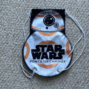 Star Wars BB-8 droid drawstring bag.